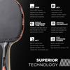 STIGA Talon Ping Pong Paddle - 6-Ply Ultra-Light Blade - 2mm Tournament-Approved Sponge - Flared Handle for Enhanced Control - Competitive Table Tennis Racket for Family Fun view 4