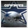 Trends International NFL Dallas Cowboys - Helmet 16 Wall Poster, 14.725" x 22.375", White Framed Version view 1