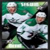 Trends International NHL Dallas Stars - Tyler Seguin and Jamie Benn 14 Wall Poster, 14.725" x 22.375", Black Framed Version view 1