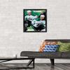 Trends International NHL Dallas Stars - Tyler Seguin and Jamie Benn 14 Wall Poster, 14.725" x 22.375", Black Framed Version view 2