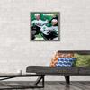 Trends International NHL Dallas Stars - Tyler Seguin and Jamie Benn 14 Wall Poster, 14.725" x 22.375", Barnwood Framed Version view 2