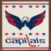 Trends International NHL Washington Capitals - Logo 14 Wall Poster, 14.725" x 22.375", Mahogany Framed Version view 1