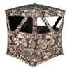 Muddy Hunting Whitetail Deer Buck Hog Watertight 300D Fabric Standing Height 66 Veil Camo Pattern Three Person Ground Blind view 1