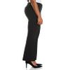 Rafaella Womens Soft Crepe Modern Fit Dress (Petite And Missy Sizes 4-16) Pants, Black, 12 Petite US view 2
