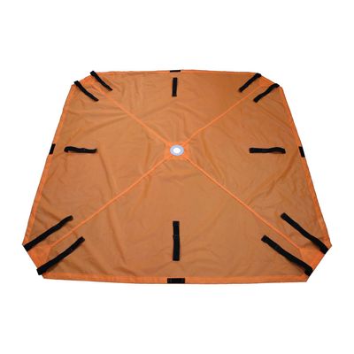 HME Durable Highly-Visible Versatile 2800 Total Sq Inches Executioner 4-Sided Bright Orange Blind Cap - Fits Most Hub-Style Blinds