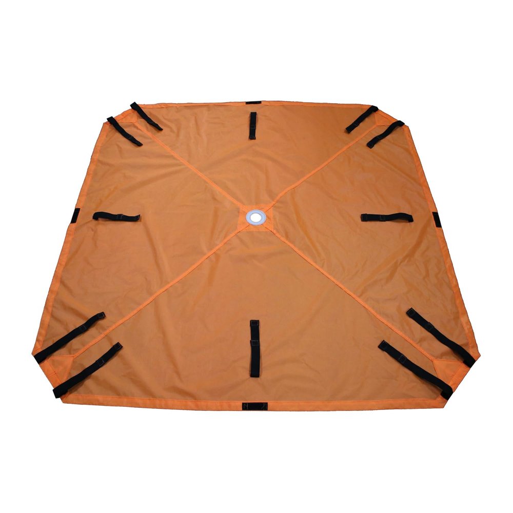 HME Durable Highly-Visible Versatile 2800 Total Sq Inches Executioner 4-Sided Bright Orange Blind Cap - Fits Most Hub-Style Blinds