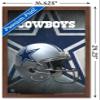 Trends International NFL Dallas Cowboys - Helmet 16 Wall Poster, 14.725" x 22.375", Mahogany Framed Version view 3