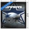 Trends International NFL Dallas Cowboys - Helmet 16 Wall Poster, 14.725" x 22.375", Black Framed Version view 3