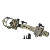 SHARROW Archery 5 Pin Compound Bow Sight Micro Adjustable Bow Sights 0.019 Optical Fiber Long Pole Black Camo (camo) view 2