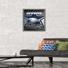 Trends International NFL Dallas Cowboys - Helmet 16 Wall Poster, 14.725" x 22.375", Barnwood Framed Version view 2