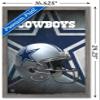 Trends International NFL Dallas Cowboys - Helmet 16 Wall Poster, 14.725" x 22.375", Barnwood Framed Version view 3