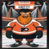 Trends International NHL Philadelphia Flyers - Gritty 19 Wall Poster, 14.725" x 22.375", Black Framed Version view 1