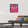 Trends International NHL Montreal Canadiens Champions 13 Wall Poster, 14.725" x 22.375", White Framed Version view 2