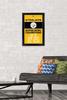 Trends International NFL Pittsburgh Steelers - Champions 13 Wall Poster, 14.725" x 22.375", Black Framed Version view 2