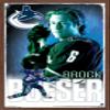 Trends International NHL Vancouver Canucks - Brock Boeser 18 Wall Poster, 14.725" x 22.375", Mahogany Framed Version view 1