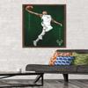 Trends International NBA Milwaukee Bucks - Giannis Antetokounmpo 19 Wall Poster, 22.375" x 34", Mahogany Framed Version view 2