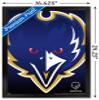 Trends International NFL Baltimore Ravens - Logo 14 Wall Poster, 14.725" x 22.375", Black Framed Version view 3