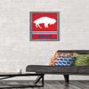 NFL Buffalo Bills - Retro Logo 15 Wall Poster, 22.4L" x 14.7W", Barnwood Framed Version view 2