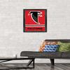 Trends International NFL Atlanta Falcons - Retro Logo 15 Wall Poster, 14.725" x 22.375", Black Framed Version view 2