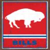 NFL Buffalo Bills - Retro Logo 15 Wall Poster, 22.4L" x 14.7W", Mahogany Framed Version view 1