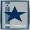 Trends International NFL Dallas Cowboys - Retro Logo 14 Wall Poster, 14.725" x 22.375", Silver Framed Version view 1