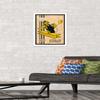 Trends International NFL Pittsburgh Steelers - Retro Logo 14 Wall Poster, 14.725" x 22.375", White Framed Version view 2