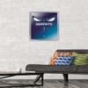 Trends International NBA Charlotte Hornets - Logo 14 Wall Poster, 14.725" x 22.375", Silver Framed Version view 2