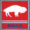 NFL Buffalo Bills - Retro Logo 15 Wall Poster, 34L" x 22.4W", Barnwood Framed Version view 1