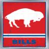 NFL Buffalo Bills - Retro Logo 15 Wall Poster, 22.4L" x 14.7W", Silver Framed Version view 1