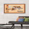 NFL Cincinnati Bengals - Retro Logo 14 Wall Poster, 34L" x 22.4W", Barnwood Framed Version view 2