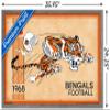 NFL Cincinnati Bengals - Retro Logo 14 Wall Poster, 34L" x 22.4W", Barnwood Framed Version view 3