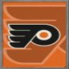 Trends International NHL Philadelphia Flyers - Logo 14 Wall Poster, 22.375" x 34", Barnwood Framed Version view 1