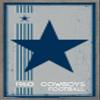 Trends International NFL Dallas Cowboys - Retro Logo 14 Wall Poster, 22.375" x 34", Barnwood Framed Version view 1