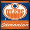 Trends International NHL Edmonton Oilers - Retro Logo 13 Wall Poster, 14.725" x 22.375", Black Framed Version view 1