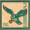 Trends International NFL Philadelphia Eagles - Retro Logo 14 Wall Poster, 22.375" x 34", Barnwood Framed Version view 1