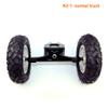 Mountain Skateboard Truck Off Road Skateboard Wheel with 9x3.50-5 Tire (kit1 Normal Truck) view 2