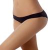 iB-iP Women's Leopard See Through Crochet Lace Cheetah Low Rise Briefs Panties, Size: 12, Black view 3
