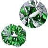 1 Pcs 11" Cheering Pom Poms for Sport, Party, Dance and Game Decoration(Green+Silver) view 2