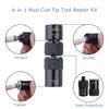 AB Earth Aluminum 4-in-1 Billiard Pool Cue Tip Accessory Tool Repair Kit (Scuffer, Aerator, Tapper, Joint Protector) (Radial) view 2
