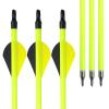 Obert 12pcs Archery Carbon Arrows 30 inch Spine 500 for Recurve Bow Compound Bow Target Practice view 4