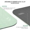 CAMBIVO Large Yoga Mat (6'x 4'), Extra Wide Workout Mat for Men and Women, 1/3 &1/4 Thick Exercise Fitness TPE Mat for Home Gym, Yoga, Pilates, Workout (Mint Green), 6mm view 4