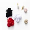 EPEIUS 3 Pairs Baby-Girls Eyelet Turn Cuff Ruffle Frilly Lace Socks Toddlers Girls Triple Lace Dressy Socks Gift Box Black/White/Red 3-5 Years view 2