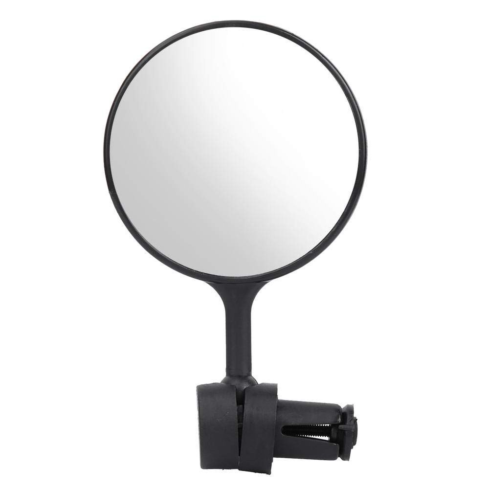 Rearview Mirror, 360 Degree Adjustable Wide Angle Handlebar Rearview Mirror Back Mirror Black for Mountain Bikes, Road Bikes