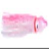 Danielson Squid 2.5" UV Clear/Pink Splatter 4-pk view 1