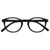 OPULIZE ZEN Reading glasses for Women Men,Scratch Resistant Round frame with Spring Hinges, Smooth Matte Black +1.5 (Pack of 1) view 1