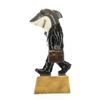 Decade Awards Sales Shark Trophy - 6 Inch Tall | Salesperson Award | Unleash The Power of Recognition with Our Unique Sales Award | Celebrate Victories in Style - Engraved Plate on Request view 4