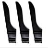 Black or White Dock Piling Line Holder Hook - Store Your Dock Lines/Ropes (3, Black) view 1