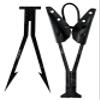 Condor Tool & Knife Tantar Harpoon - 1075 High Carbon Steel - Trident Spear with a Natural Finish and Kydex Protection Sheath - Spear Fishing Equipment - 5.9in Blade - 3.02oz (3mm) view 1
