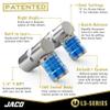 JACO Lightning L3-Series Bike Tire Air Chuck for Presta & Schrader Valves - 1/4" F-NPT (Open Flow) (Pack of 2) view 2