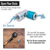 JACO Lightning L3-Series Bike Tire Air Chuck for Presta & Schrader Valves - 1/4" F-NPT (Open Flow) (Pack of 2) view 3